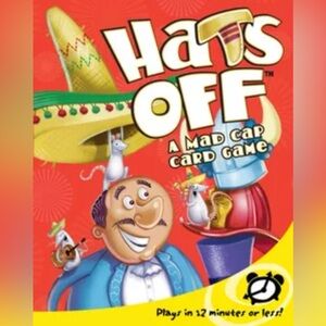 "Hats Off" card game manufactured by Gamewright